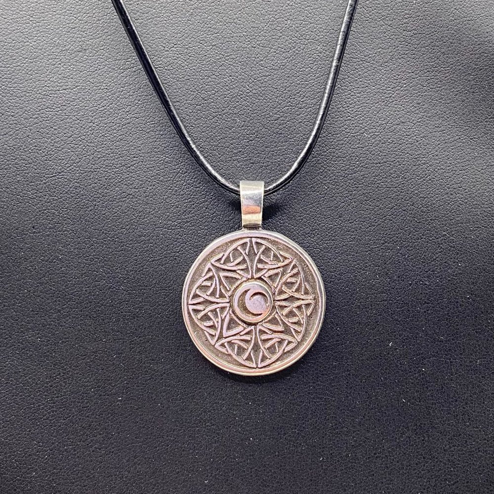 Celtic Wisdom Triple Moon Pendant